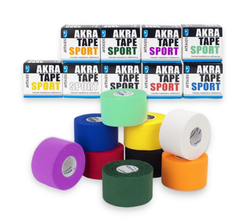 Akra Tape Sport - Colores 3,8 cm x 10 m