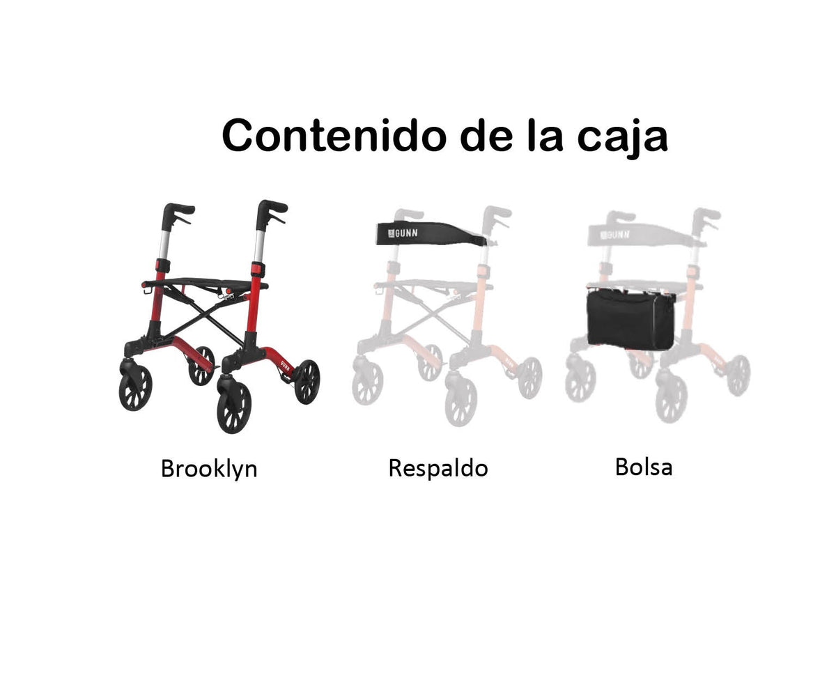 Andador Rollator Brooklyn Doble Plegado