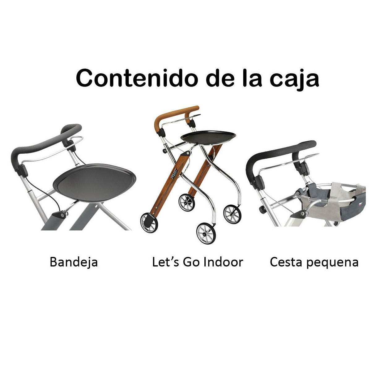 Rollator de Interior Trustcare Let’s Go Indoor