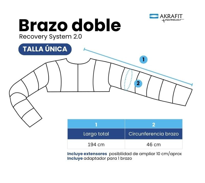 Brazo Doble 2.0 Akrafit Recovery System