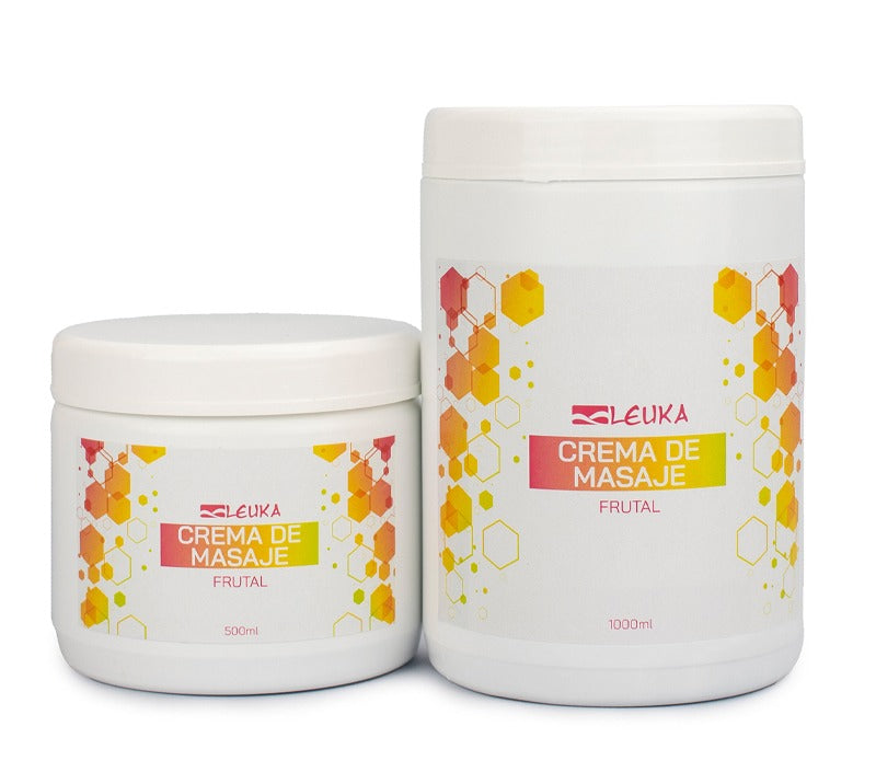 Crema de Masaje Frutal Leuka con Aroma a Mango