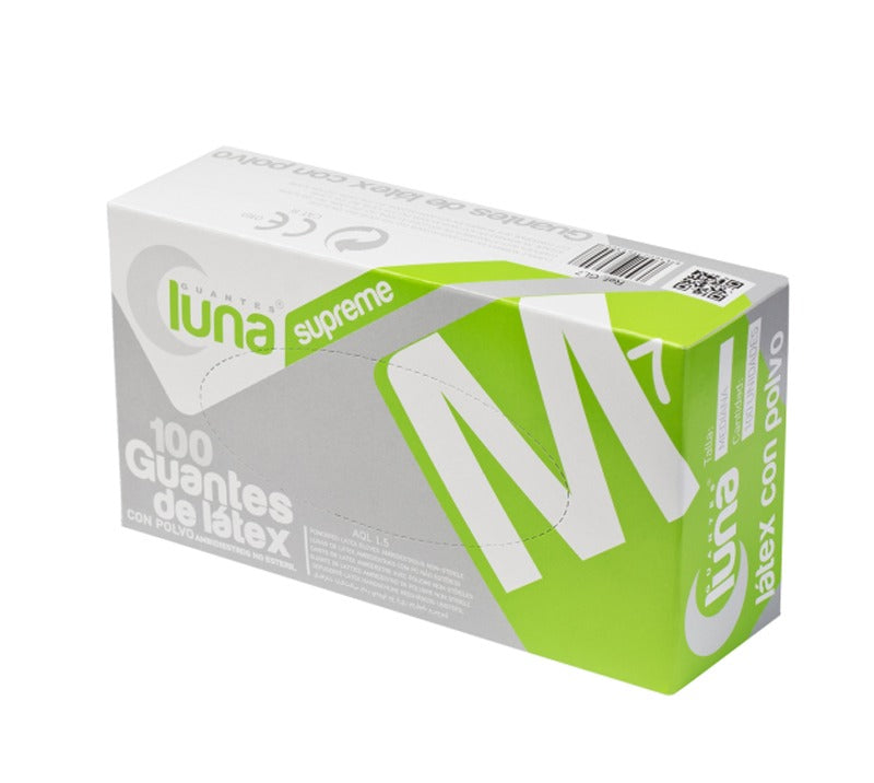 Guantes de Látex con Polvo Luna