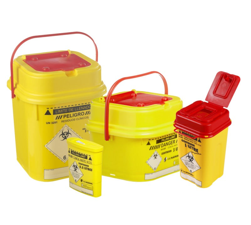 Contenedor de Agujas y Residuos Punzantes