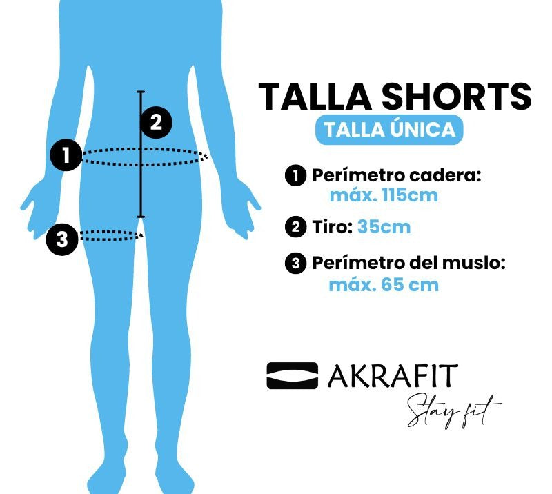 Short Pants Akrafit Recovery System Talla Única