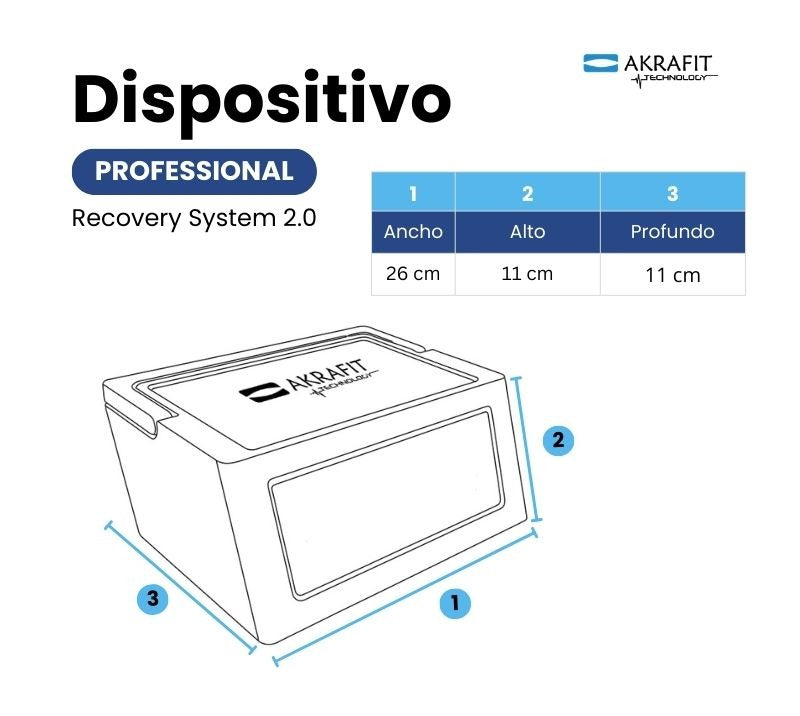 Akrafit Presoterapia Recovery System Professional 2.0 + Pants