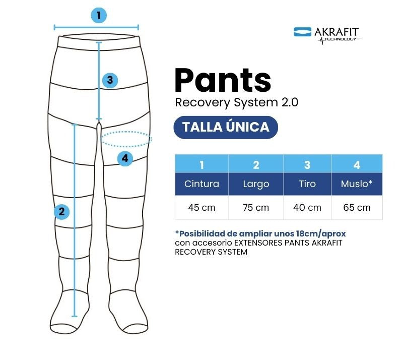 Akrafit Presoterapia Recovery System Professional 2.0 + Pants