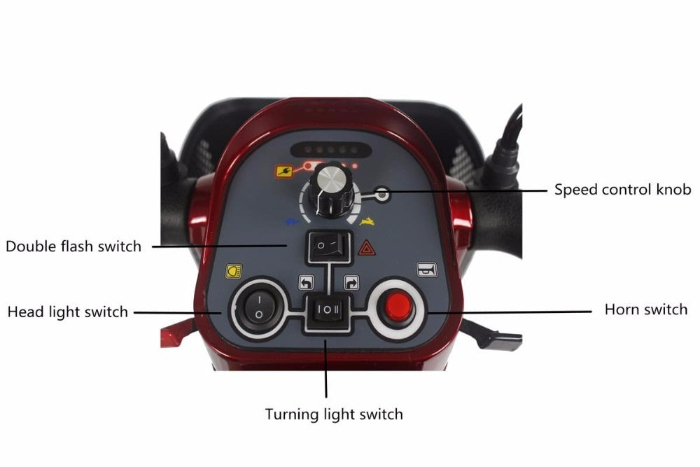 Scooter Eléctrico Nico 4046 Biplaza
