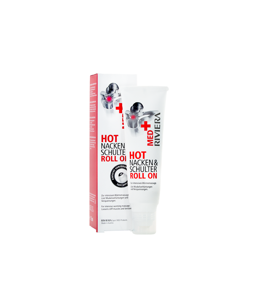 Riviera Med+ Hot Roll On para Cuello y Hombros
